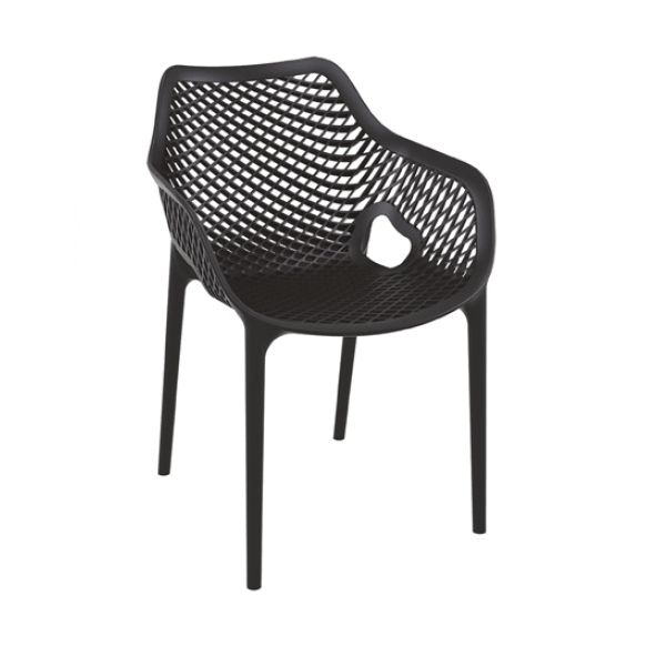 Air XL Commercial Armchairs - Black