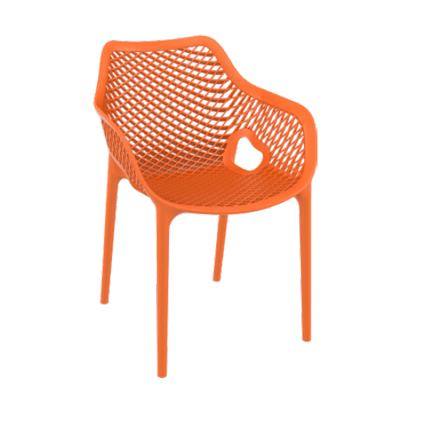 Air XL Commercial Armchairs - Orange