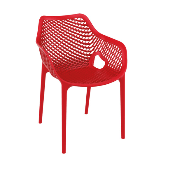 Air XL Commercial Armchairs - Red