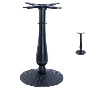 Black Aldegurgh Cast Iron Table Bases for heavy tops