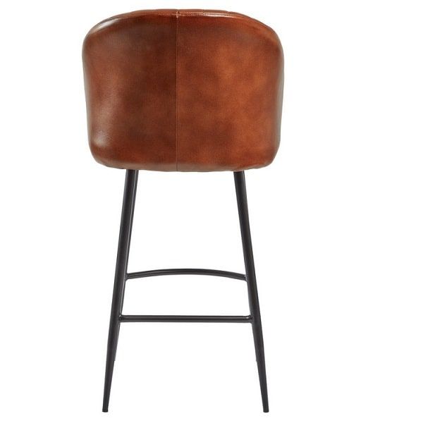 Brooklyn High Bar Stools - Bruciato Tan