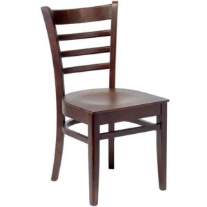 Dallas Wooden Dining Chairs - Walnut