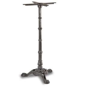 Classic Ornate 3 Leg Large Cast Iron Bistro Table Base - Poseur