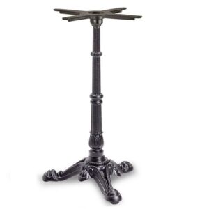 Classic Ornate 3 Leg Small Cast Iron Bistro Table Base