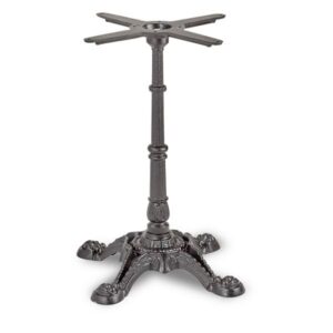 Classic Ornate 4 Leg Medium Cast Iron Table Base - Dining
