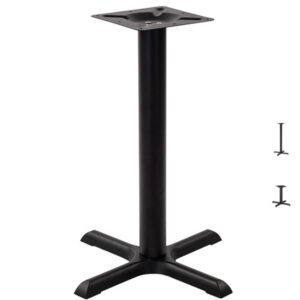 Cruciform low cost table legs - small dining
