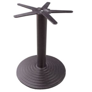 Denton Black Cast Iron Table Bases - Large Round