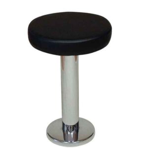 Chrome Floor Bolt Down Low Stools