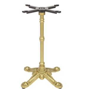 Gold Bistro 4 Leg Small Cast Iron Table Base - Dining