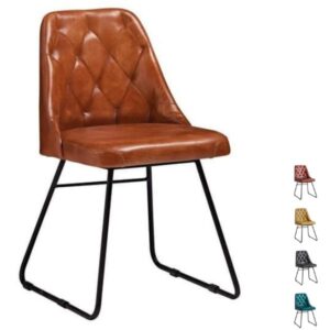 Harland Modern Dining Chairs - Leather