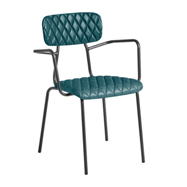 Kara Arm Chair - Vintage Teal