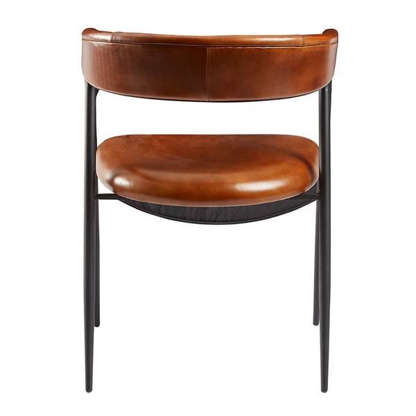 Mario Armchair - Genuine Tawny Leaher