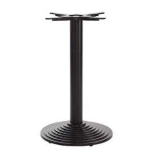 Mayan Black Cast Iron Table Bases for heavy tops
