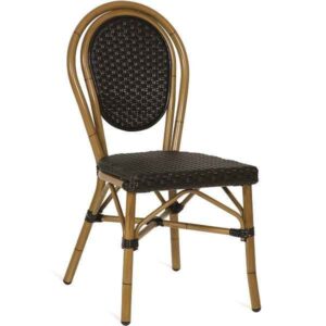 French Bistro Outdoor Chairs - Black