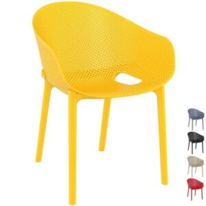 Stacking Outdoor Armchairs - Sky