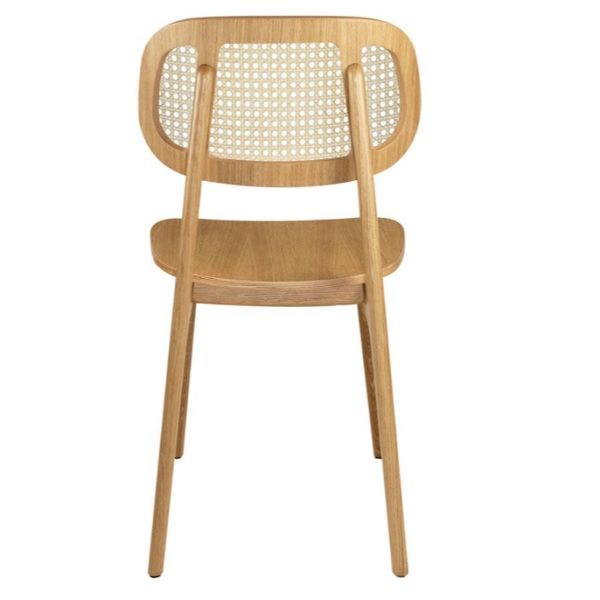 Relish Bistro Chairs - Natural Oak / Natural Cane Back