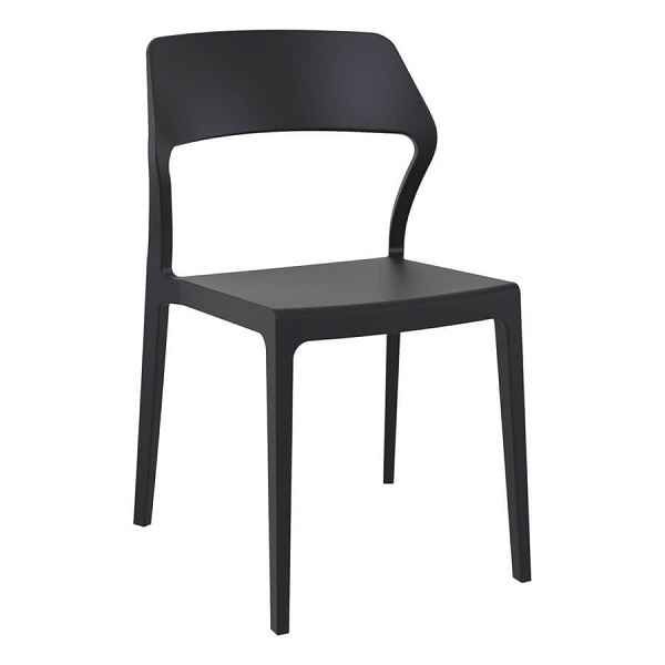 Snow In/Outdoor Cafe Chairs - Black