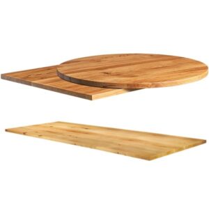 Solid Oak Table Tops 32mm Thick - Natural Lacquered