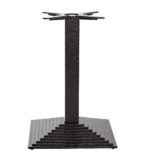 TB109 - Rectangular Black Dining Table Bases With Stepped Design