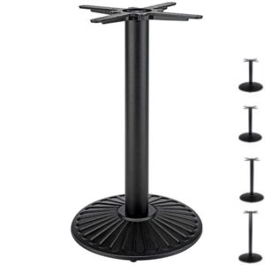 Crewe Round Cast Iron Table Base for restaurant