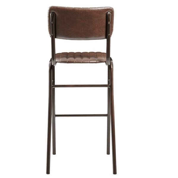 Tavo Stacking Bar Stool - Vintage Brown