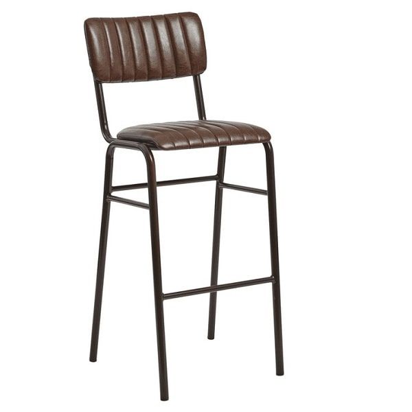 Tavo Stacking Bar Stool - Vintage Brown
