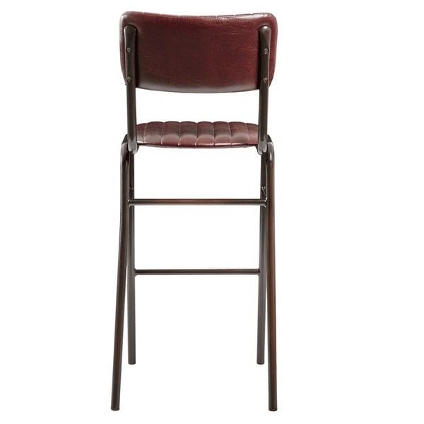 Tavo Stacking Bar Stool - Vintage Red