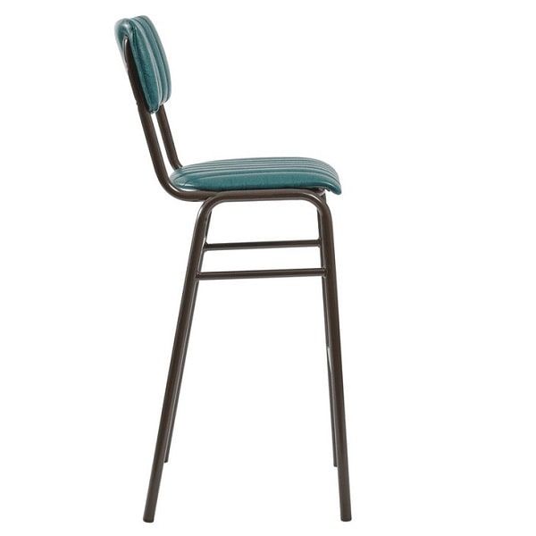 Tavo Stacking Bar Stool - Vintage Teal