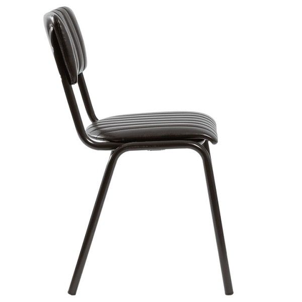 Tavo Stacking Chairs - Vintage Black