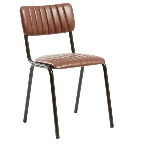 Tavo Stacking Chairs - Vintage Tan