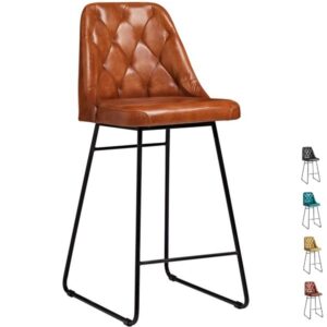Trendy Genuine Leather Bar Stools