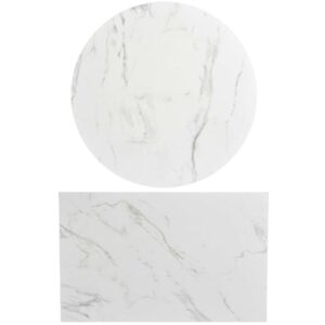 White Marble Cafe Table Tops