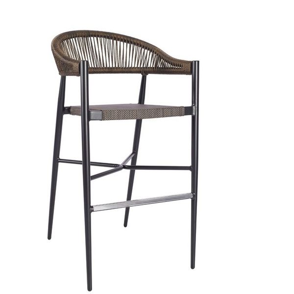 Vienna Vienna Outdoor Stools with Back and Arm Rest