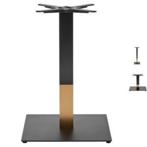 Boston Sleek - Black And Gold - Large Square