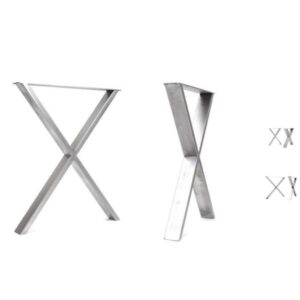 X - Frame Industrial Dining Table Legs (Set Of 2)