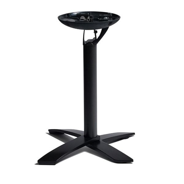 Black Spaceguard Fliptop Outdoor Table Legs - Dining Height