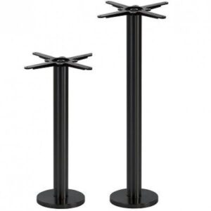 Anchor Bolt Down Table Bases - Black