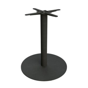 Boston Sleek Large Round Black Table Bases