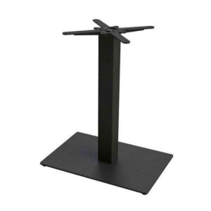 Boston Sleek Black Table Bases - Rectangle