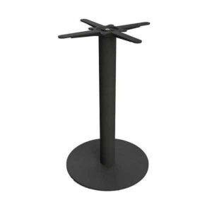 Boston Sleek Small Round Black Table Base
