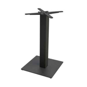 Boston Sleek Small Square Black Table Base