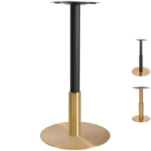 Small Brass Table Base - Black or Brass Column