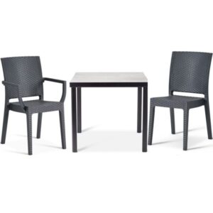 Urban Ceramic Outdoor Dining Tables and Chairs Set