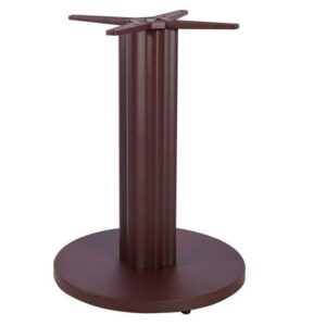 NRxTMH Jarrah Brown Dining Table Bases for Uneven Floor