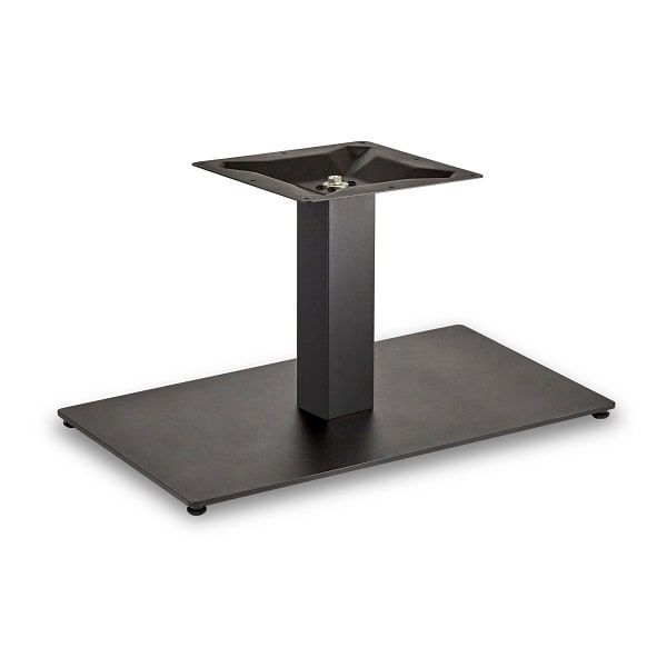 Profile Black Rectangular Table Base - Coffee Height