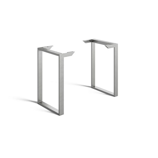 Square Industrial Legs - Clear Coat