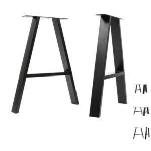 A-Frame Industrial Table Legs & Bench Frame