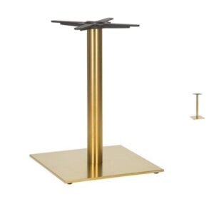 Madras Large Square Brass Table Bases for Restaurants