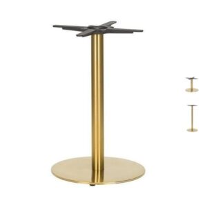 Madras Brass Small Round Table Bases for Restaurants