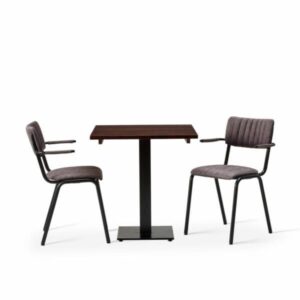 Bourbon Commercial Square Dining Tables & Chairs Set